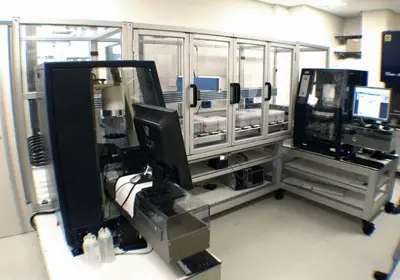 automated dna machine set up
